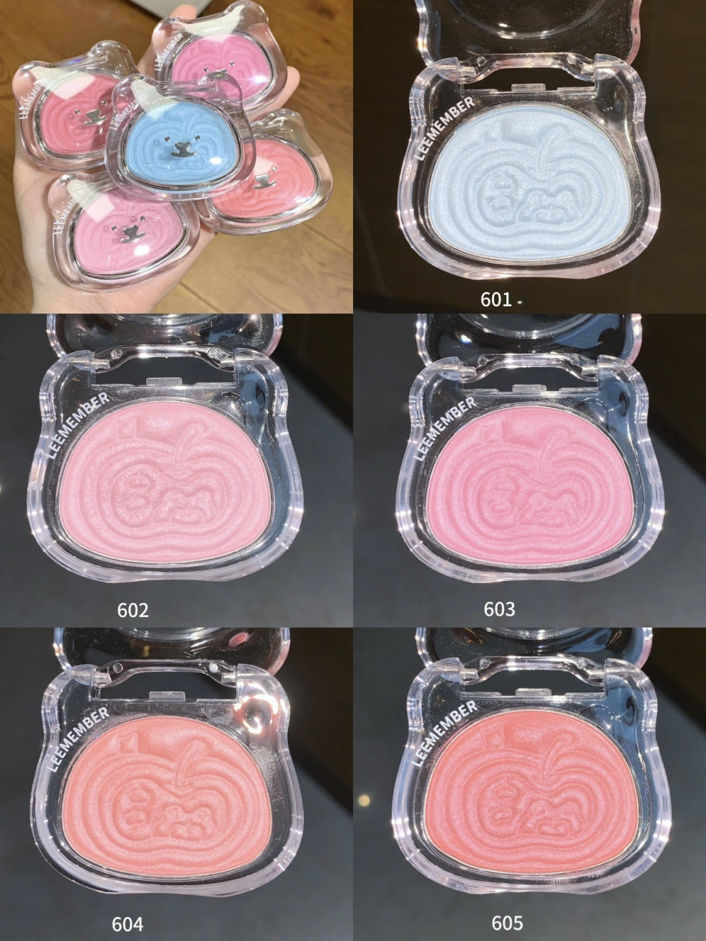 LEEMEMBER Satin Finish Multi Purpose Highlight Blush 5g