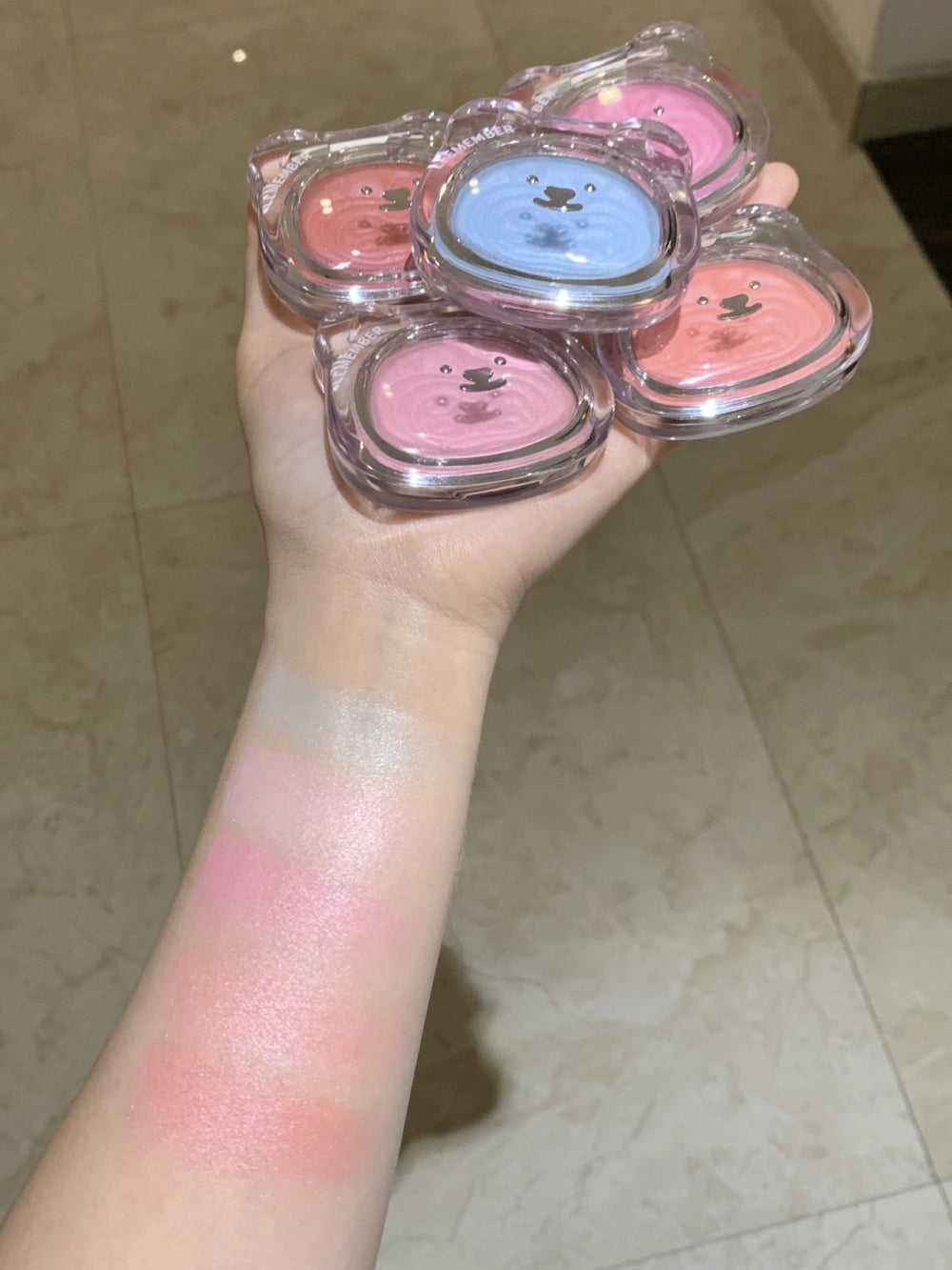 LEEMEMBER Satin Finish Multi Purpose Highlight Blush 5g