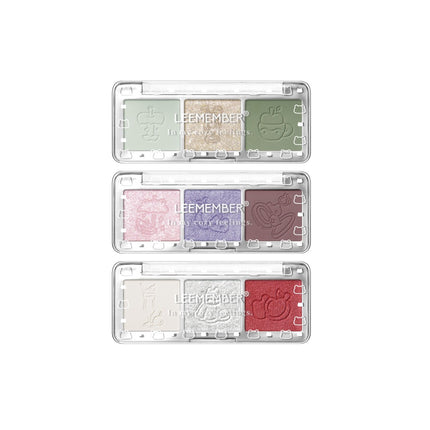 LEEMEMBER - Tri-color Eye Shadow 4.8g
