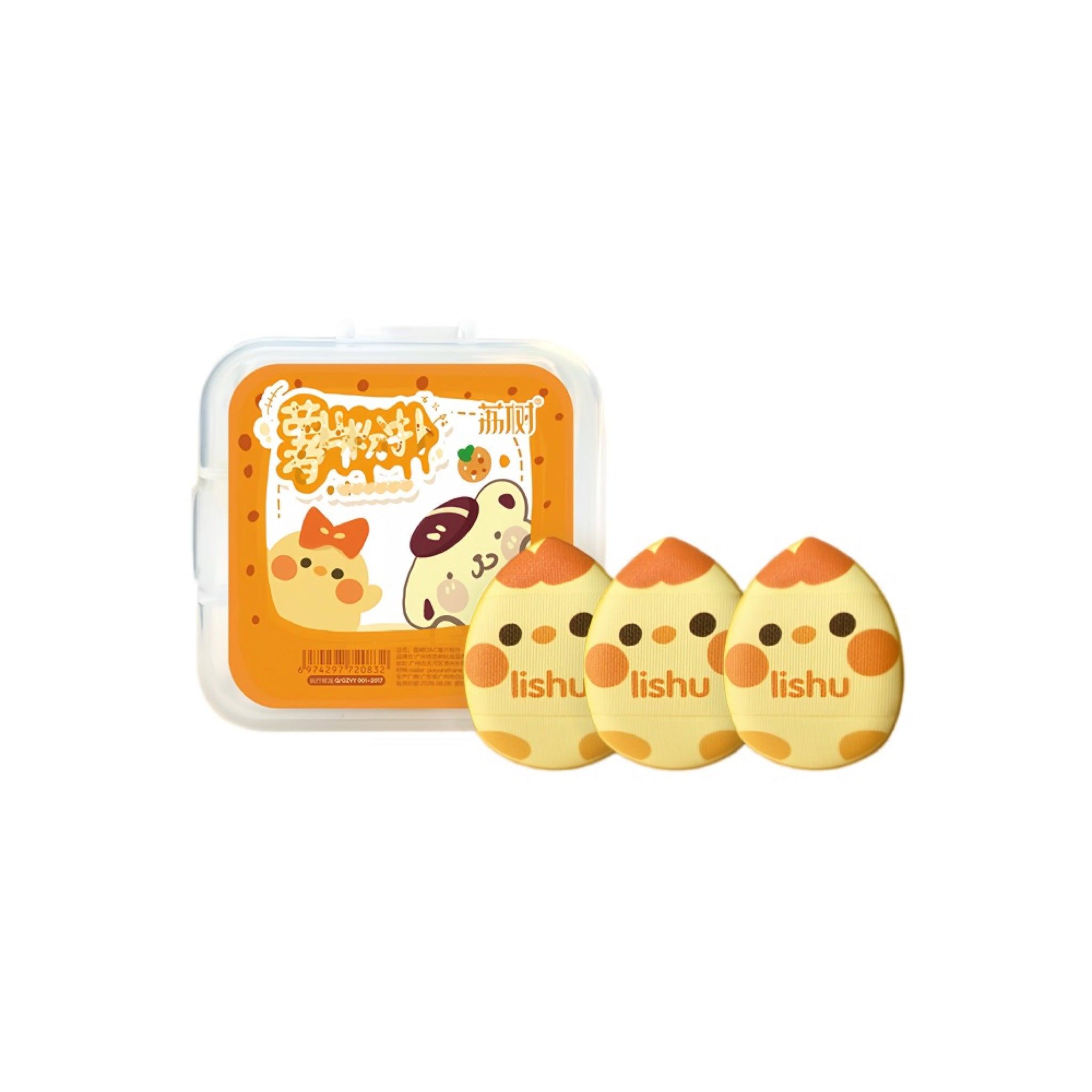 LISHU A Cute Pack Mini Puff 3 in