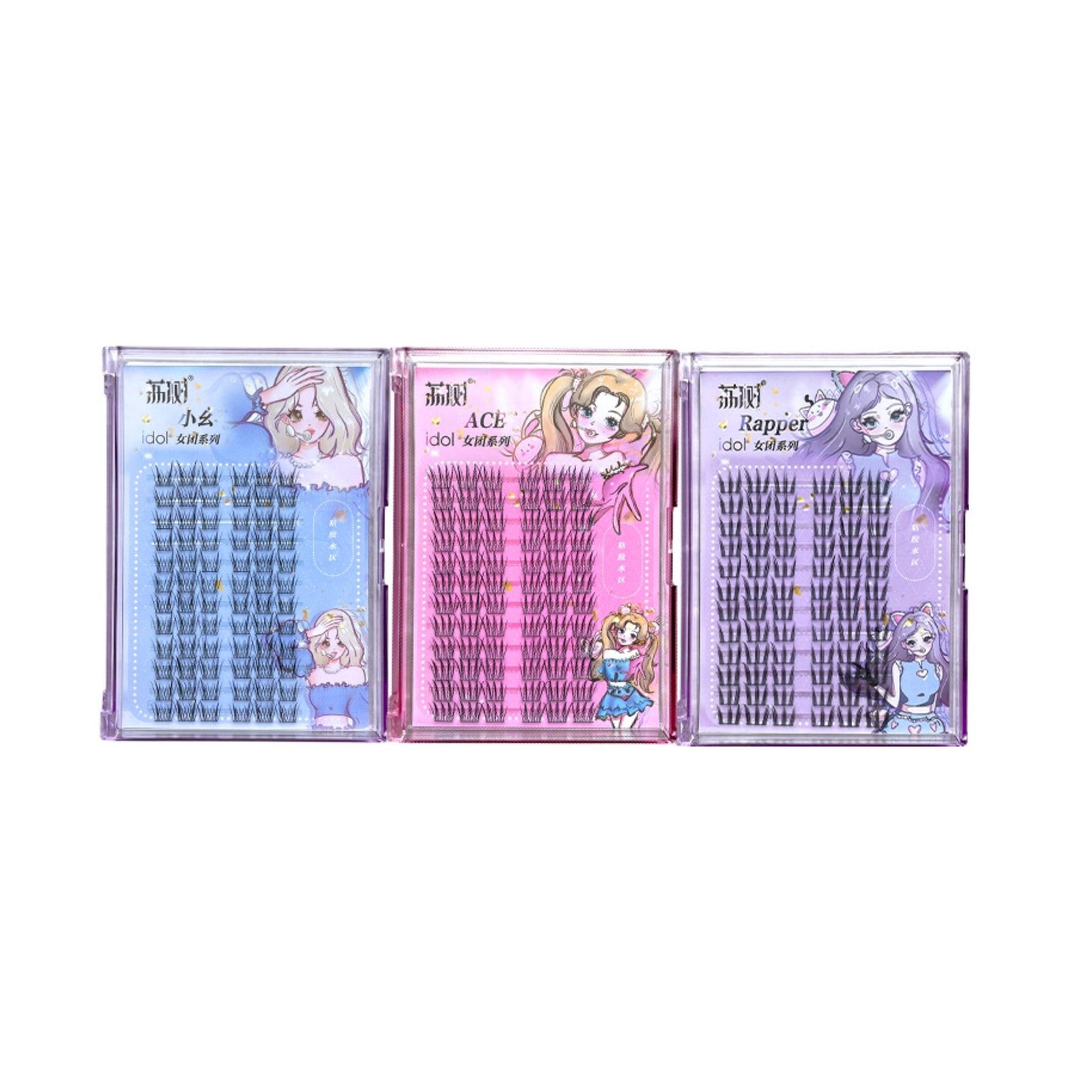 LISHU POP Girls Makeup False Eyelashes 72