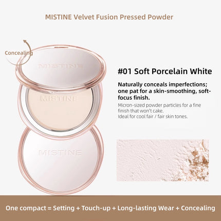 MISTINE - Velvet Fusion Pressed Powder 9g