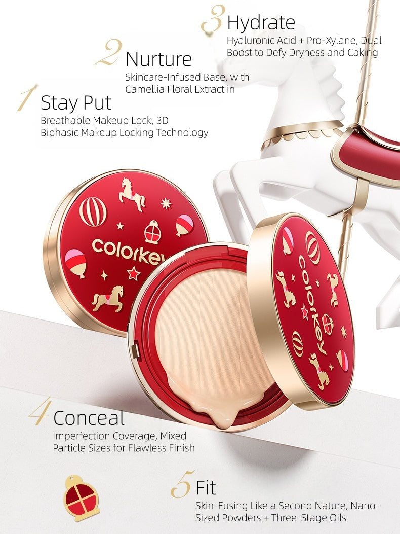 Colorkey - Merry Go Round Radiant Sheer Glow Cushion Cream 12g