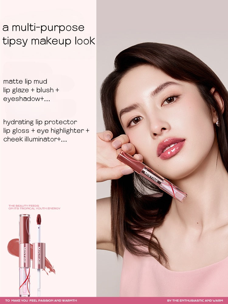 Mistine Tipsy Lock Lip Duo 3g