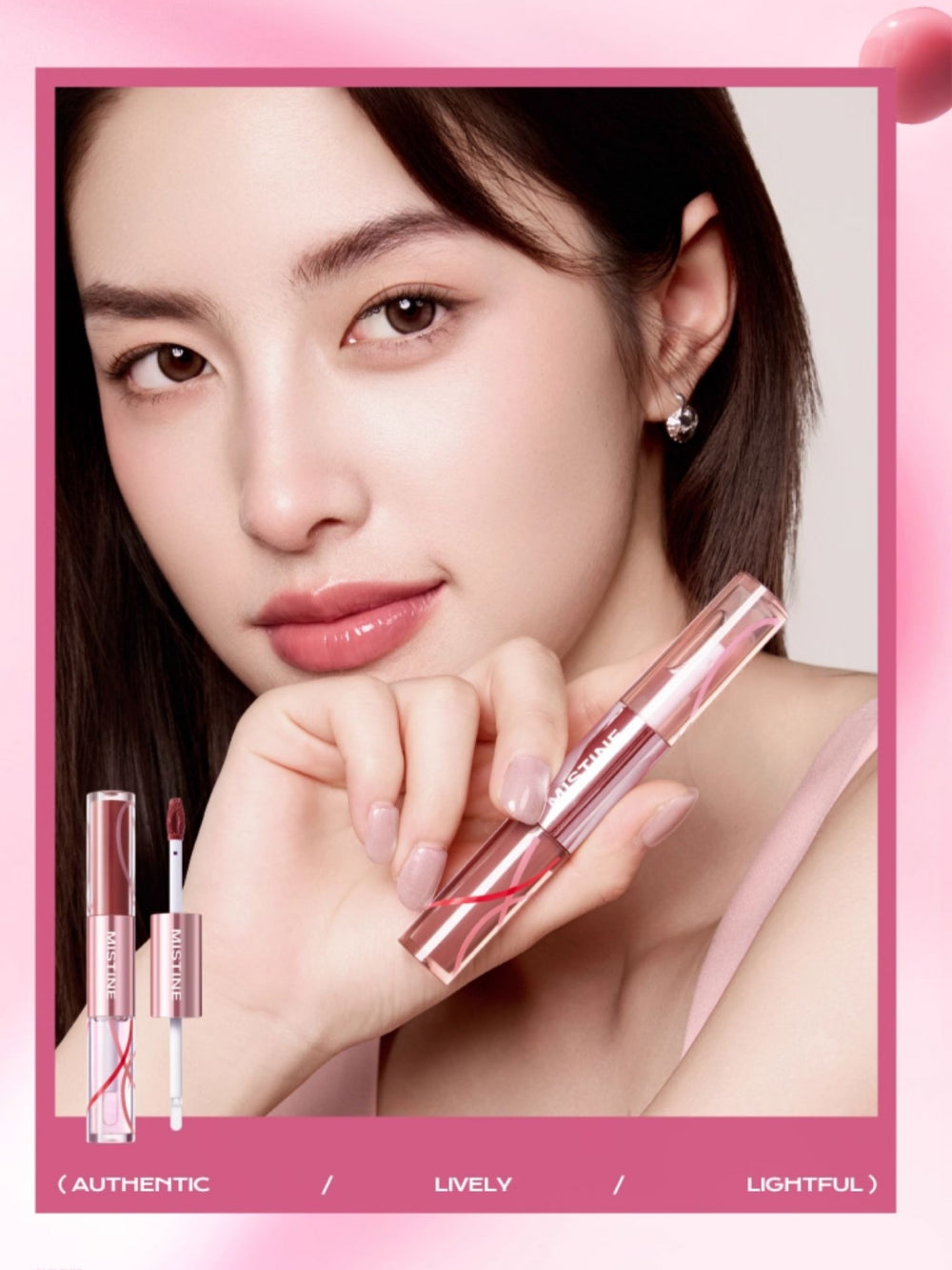 Mistine Tipsy Lock Lip Duo 3g