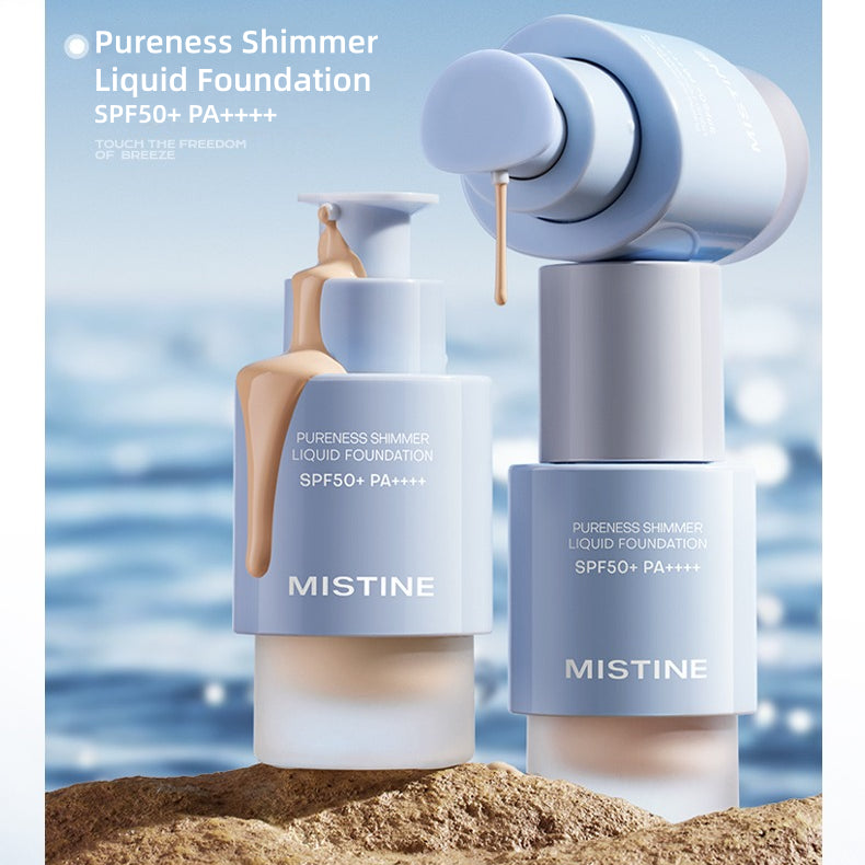 Mistine Pureness Shimmer Liquid Foundation SPF50+ PA++++ 30g