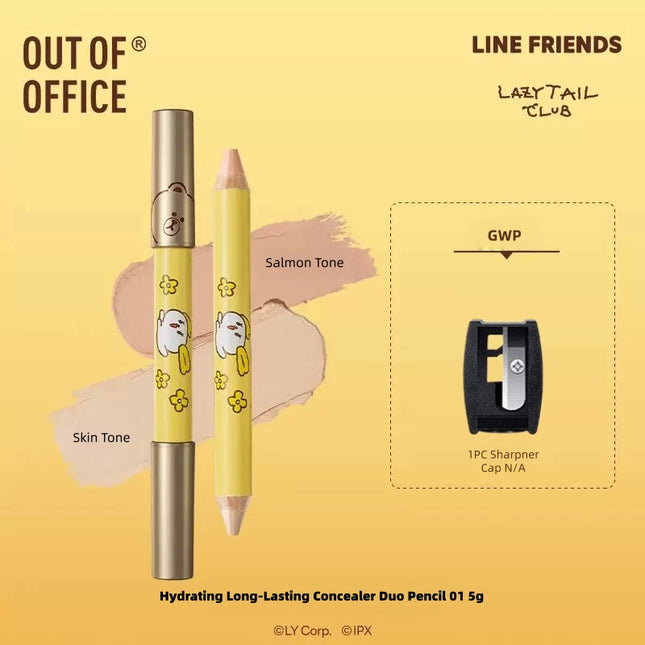OUTOFOFFICE - Hydrating Long-Lasting Concealer Duo Pencil 5g