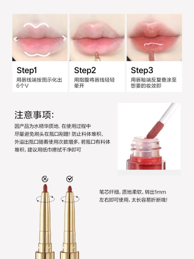 OUT OF OFFICE 2IN1 Essence Lipliner n Gloss 1.7g