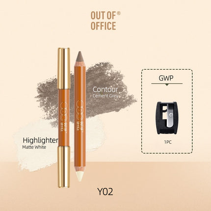OUTOFOFFICE Contour N Highlight Duo Pencil