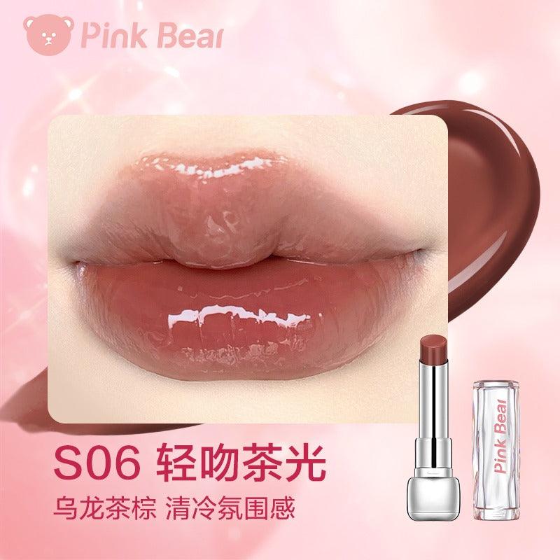 PINK BEAR Sugar Glossy Lipstick Moisturizing Lip Care 3.2g