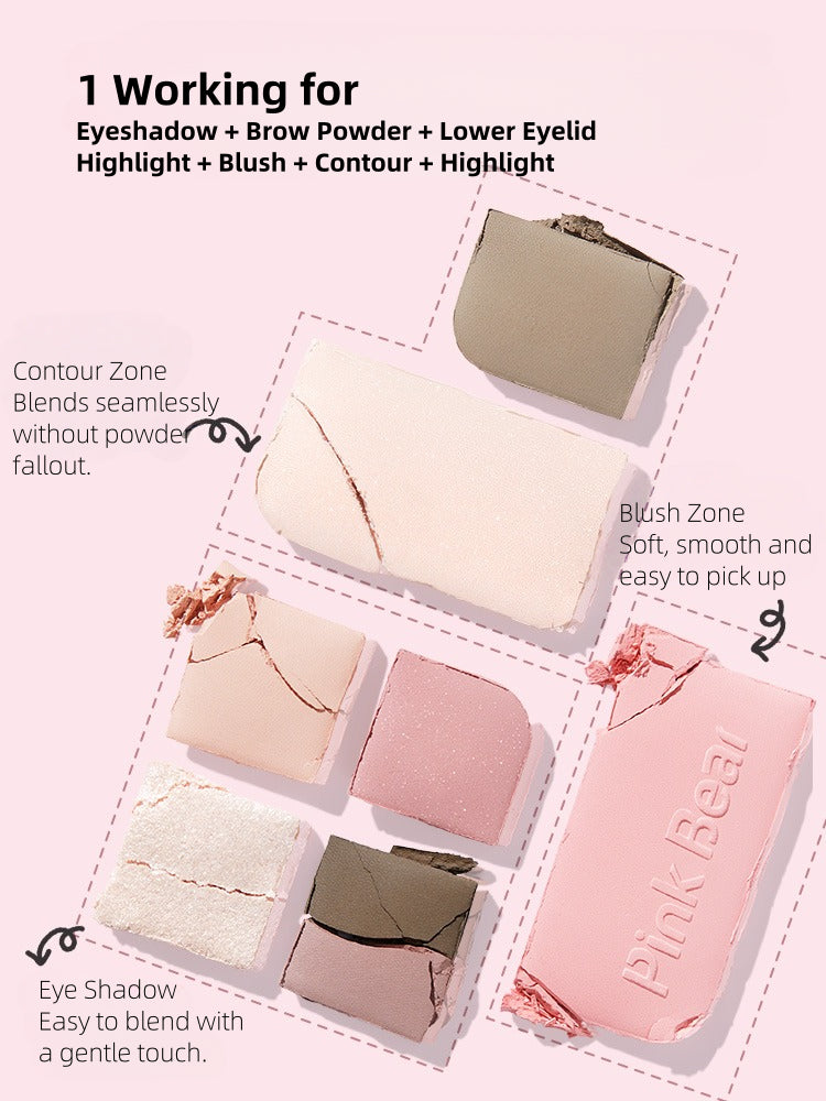 PINKBEAR - Multi Eyeshadow Palette 10g