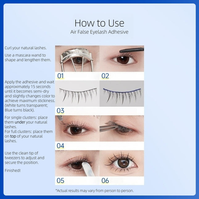 PlantPro - Eyelash Glue Blue To Black 5ml