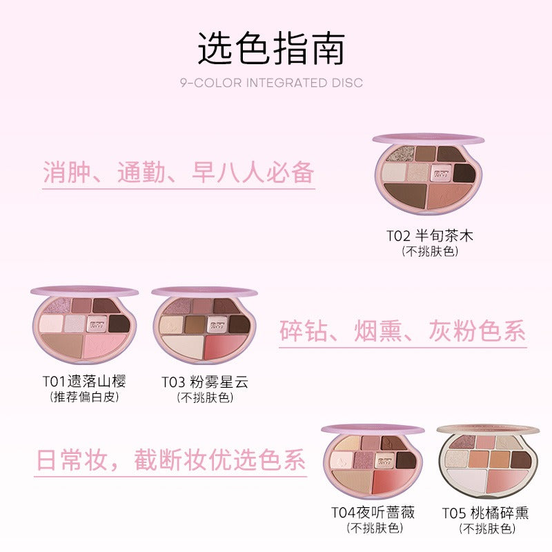 Romantic Beauty Floral Comprehensive Makeup Palette 14g