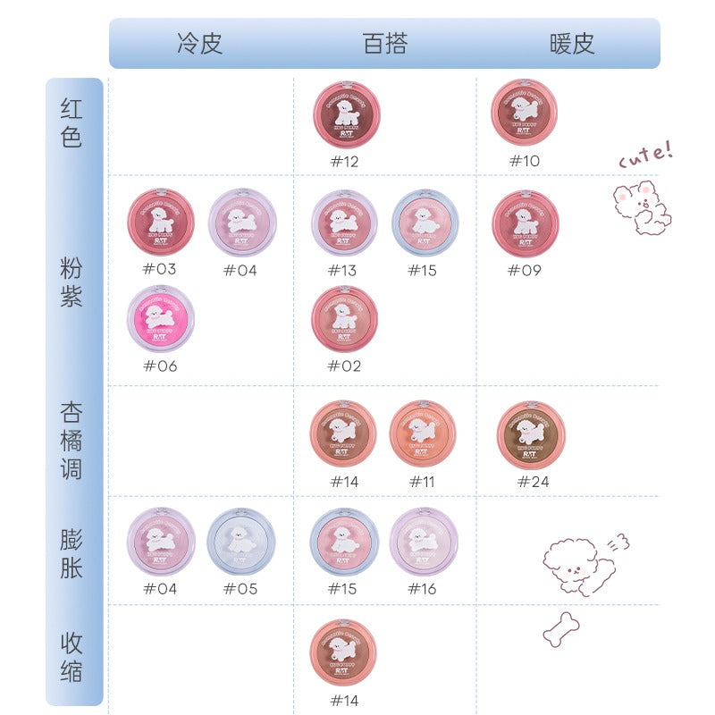 Romantic Beauty Hug The Puppy Blusher 3.8g