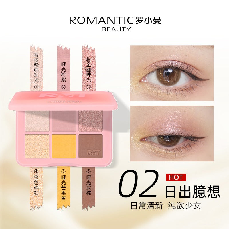 Romantic Beauty Six Color Eyeshadow 6g