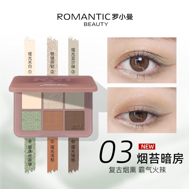 Romantic Beauty Six Color Eyeshadow 6g
