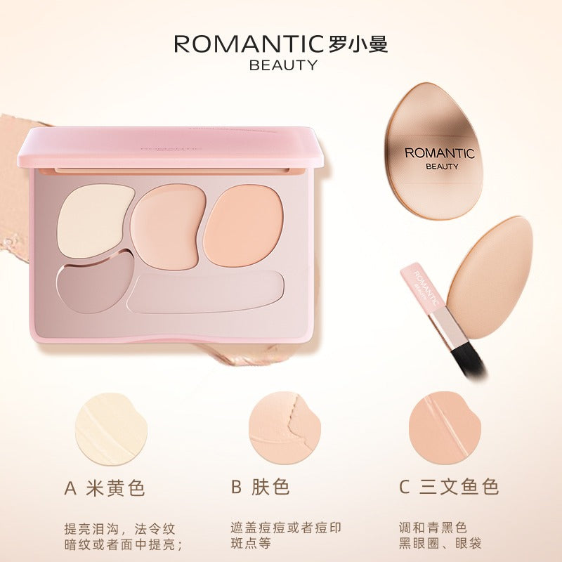 Romantic Beauty Tricolor Concealer 4g