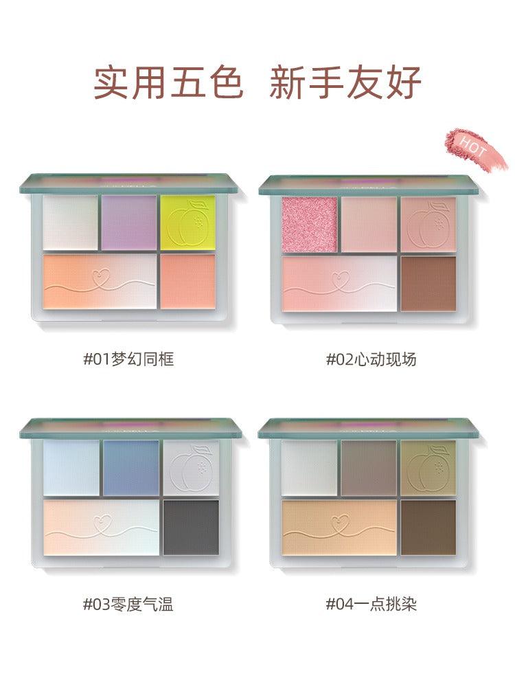 Shedella Dreamlook 5 Colors Eye Palette 8g