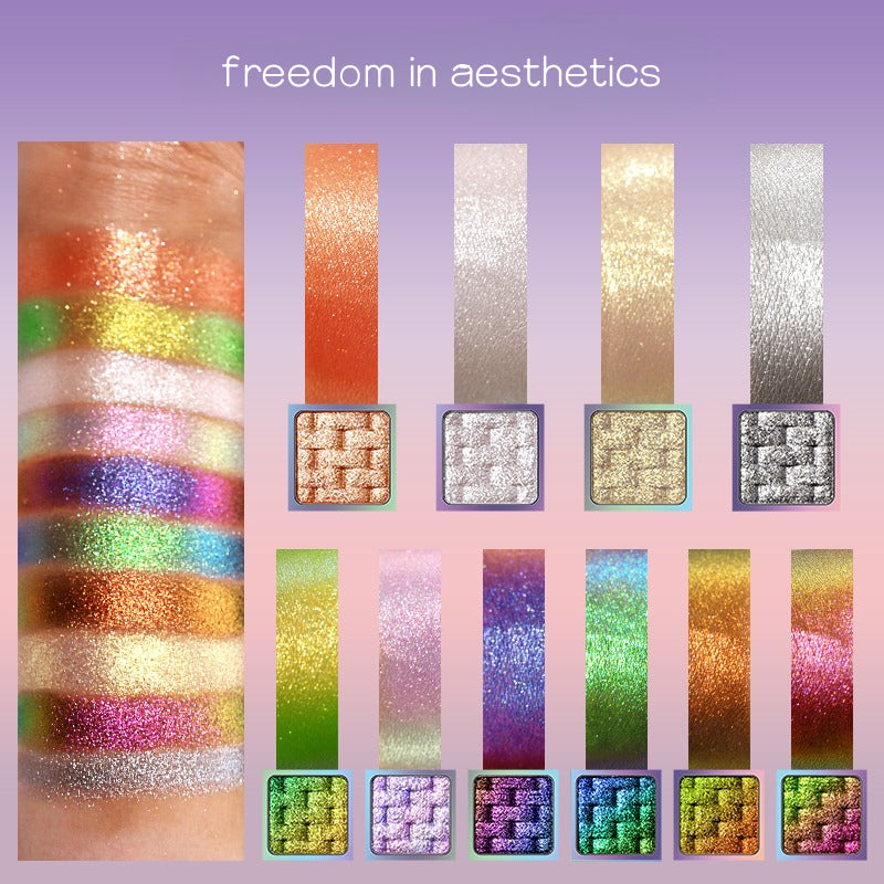 UCANBE 10 Colors Chameleon Eyeshadow Palette Lunar Mirage 7g