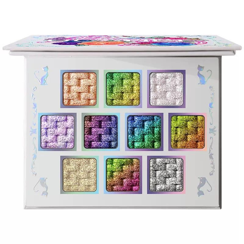 UCANBE 10 Colors Chameleon Eyeshadow Palette Lunar Mirage 7g