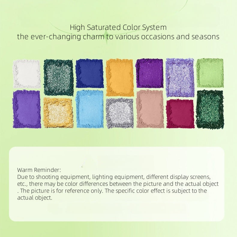 UCANBE - 15 Colors Eyeshadow Palette Super Pixel 720mg*15