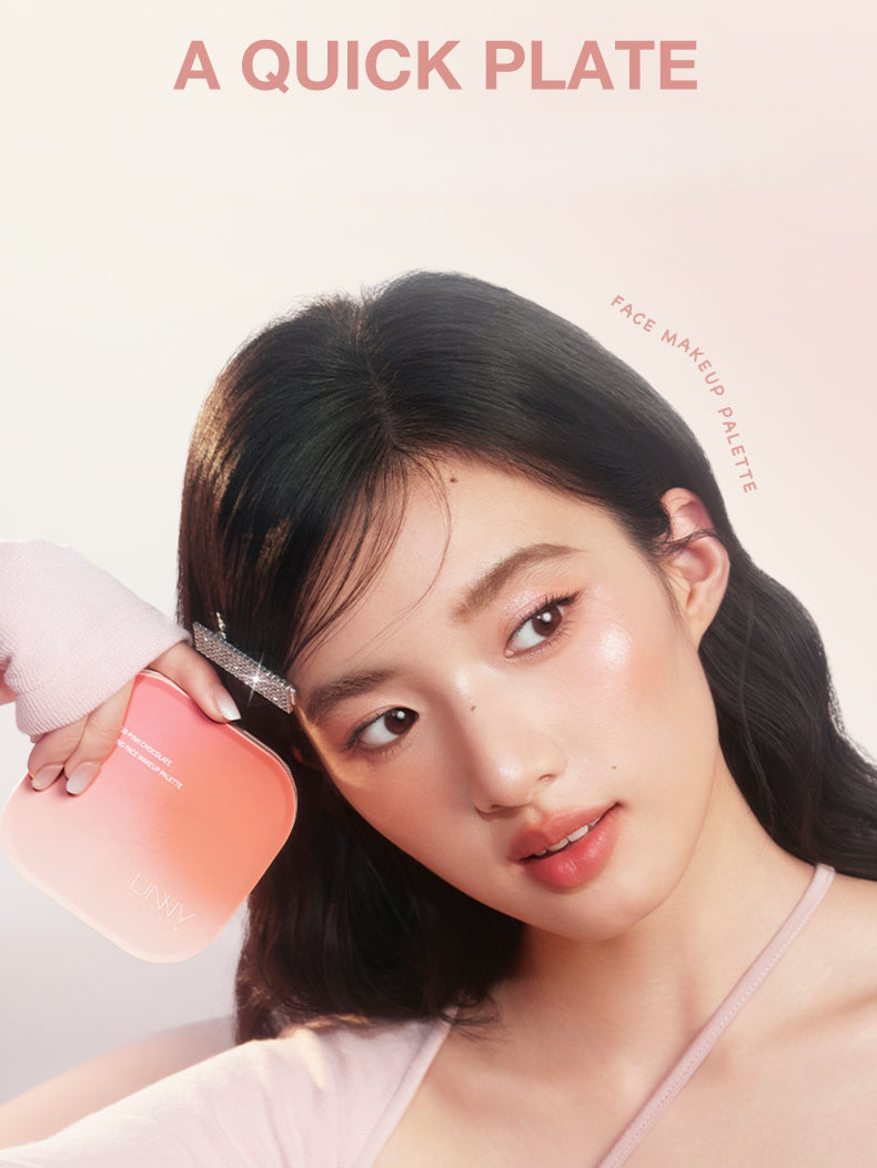 UNNY CLUB Pink Chocolate Sculpting Face Makeup Palette 9.5g