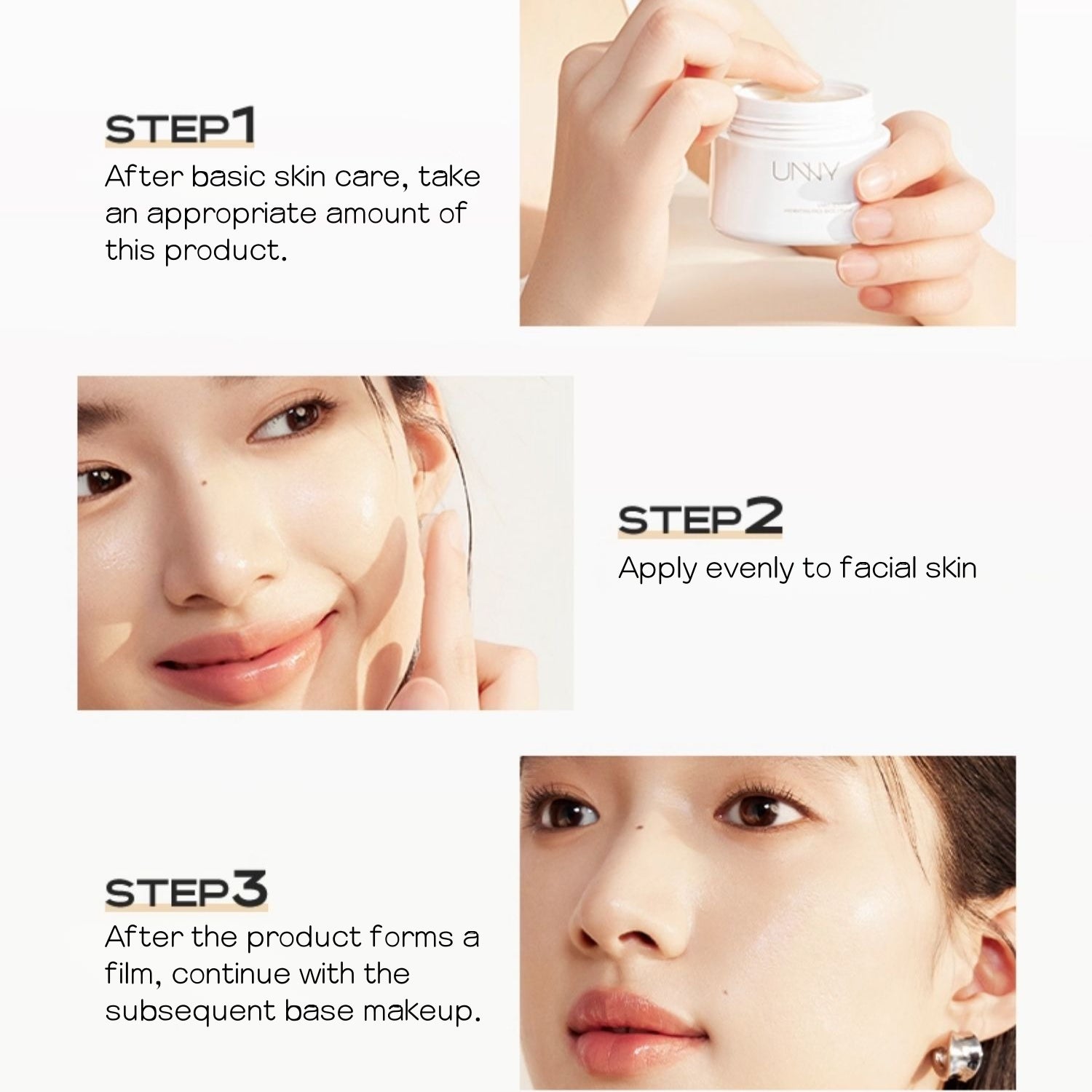 UNNY CLUB Sensory Hydrating Face Base Cream 30g