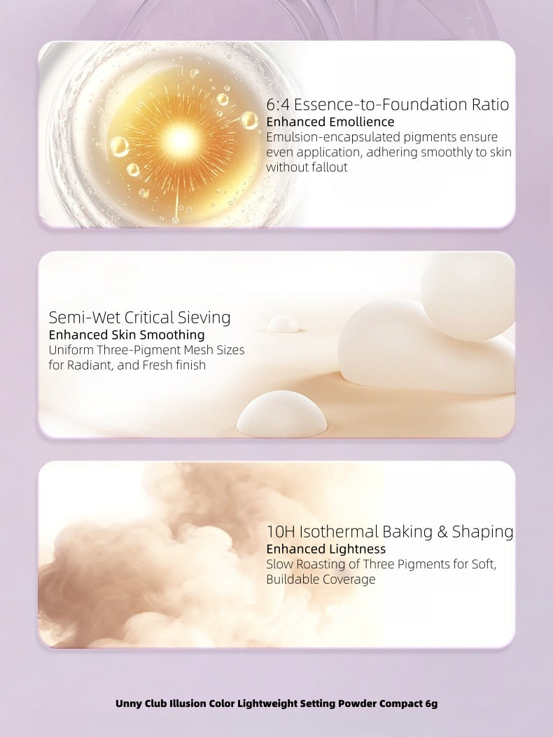 Illusion Color Lightweight Setting Powder Compact 6g