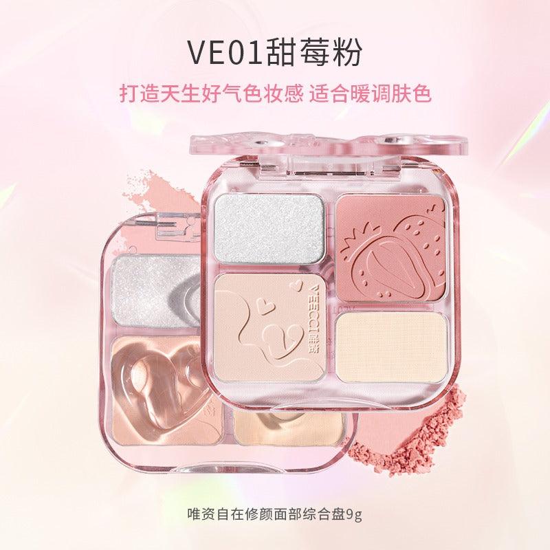 Veecci Complex Blush Contour Palette 9g