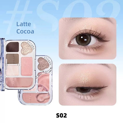 Veecci - Dreamy Lace 6-Color Eyeshadow Palette 8g