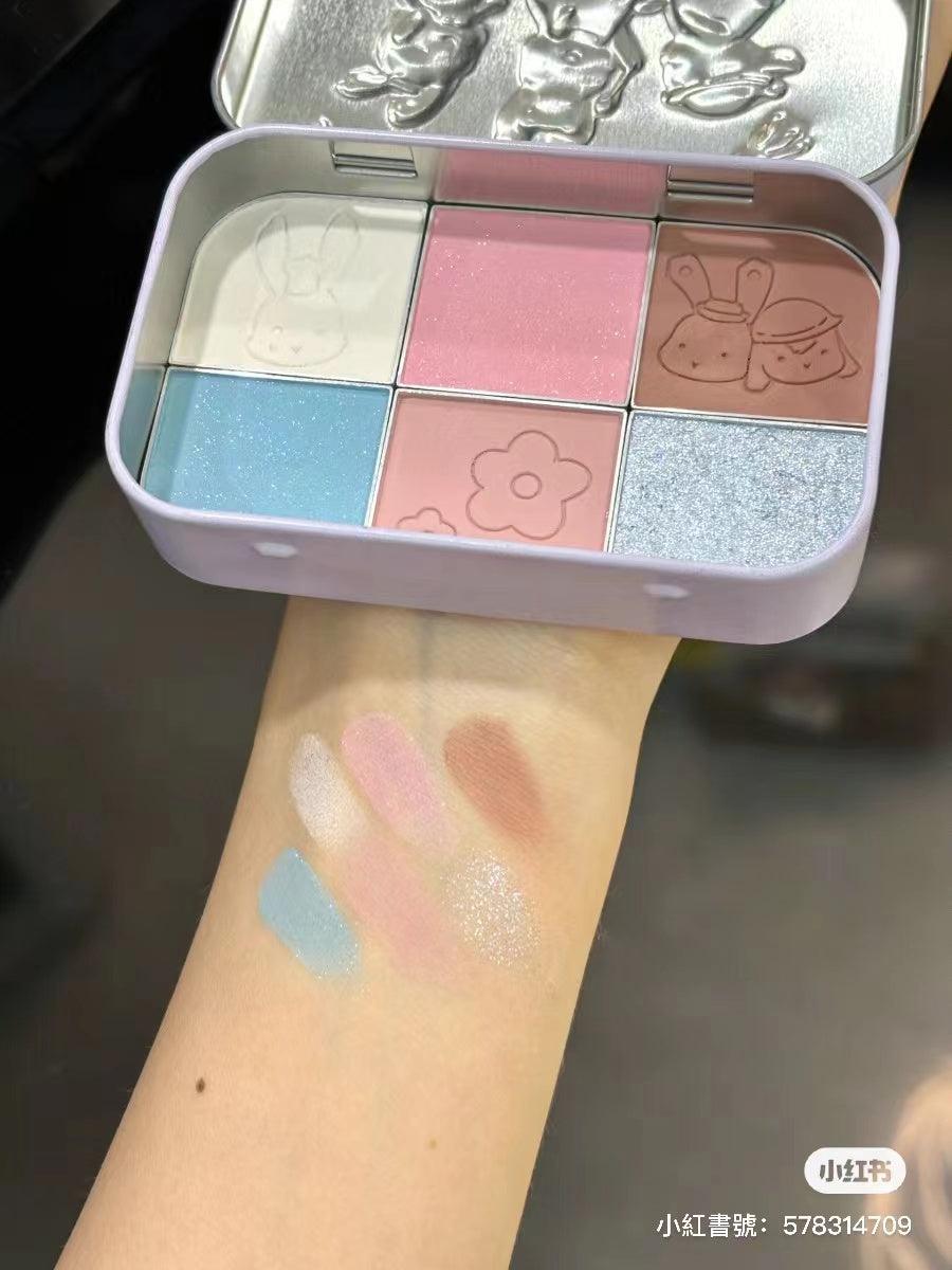 YIGUDIGU Candy Box 6 Colors Eye Palette 18g