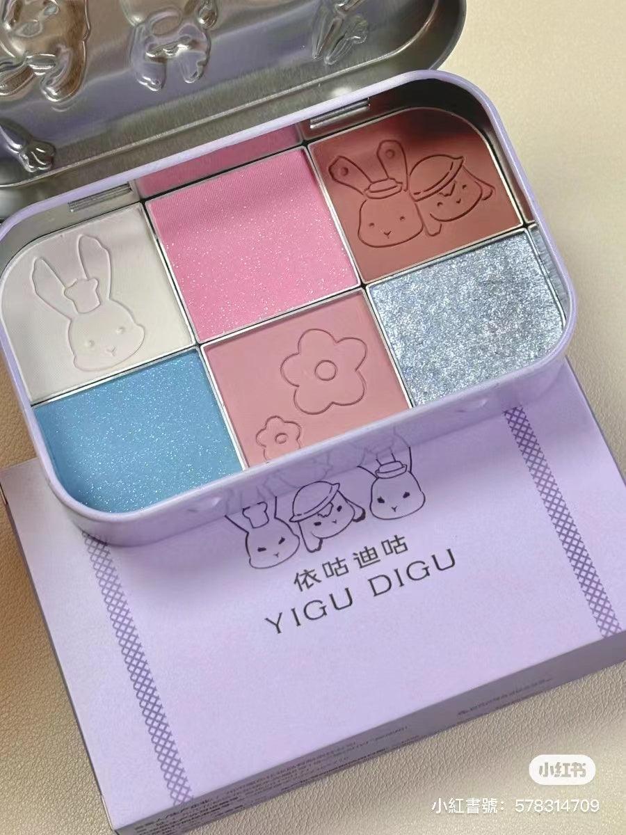 YIGUDIGU Candy Box 6 Colors Eye Palette 18g