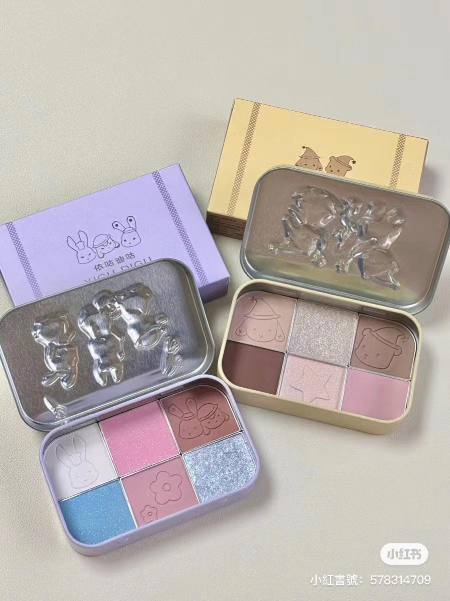 YIGUDIGU Candy Box 6 Colors Eye Palette 18g