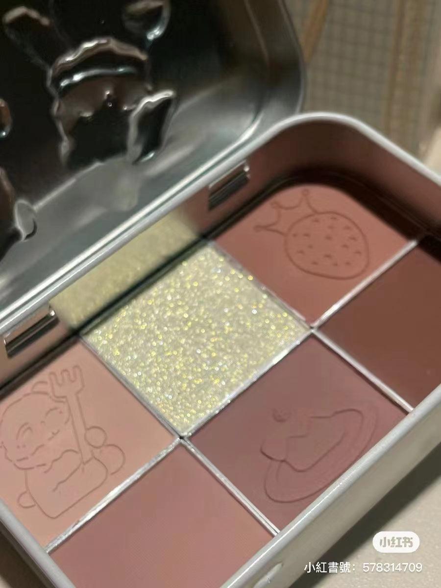 YIGUDIGU Candy Box Tea Party 6 Colors Eye Palette 18g