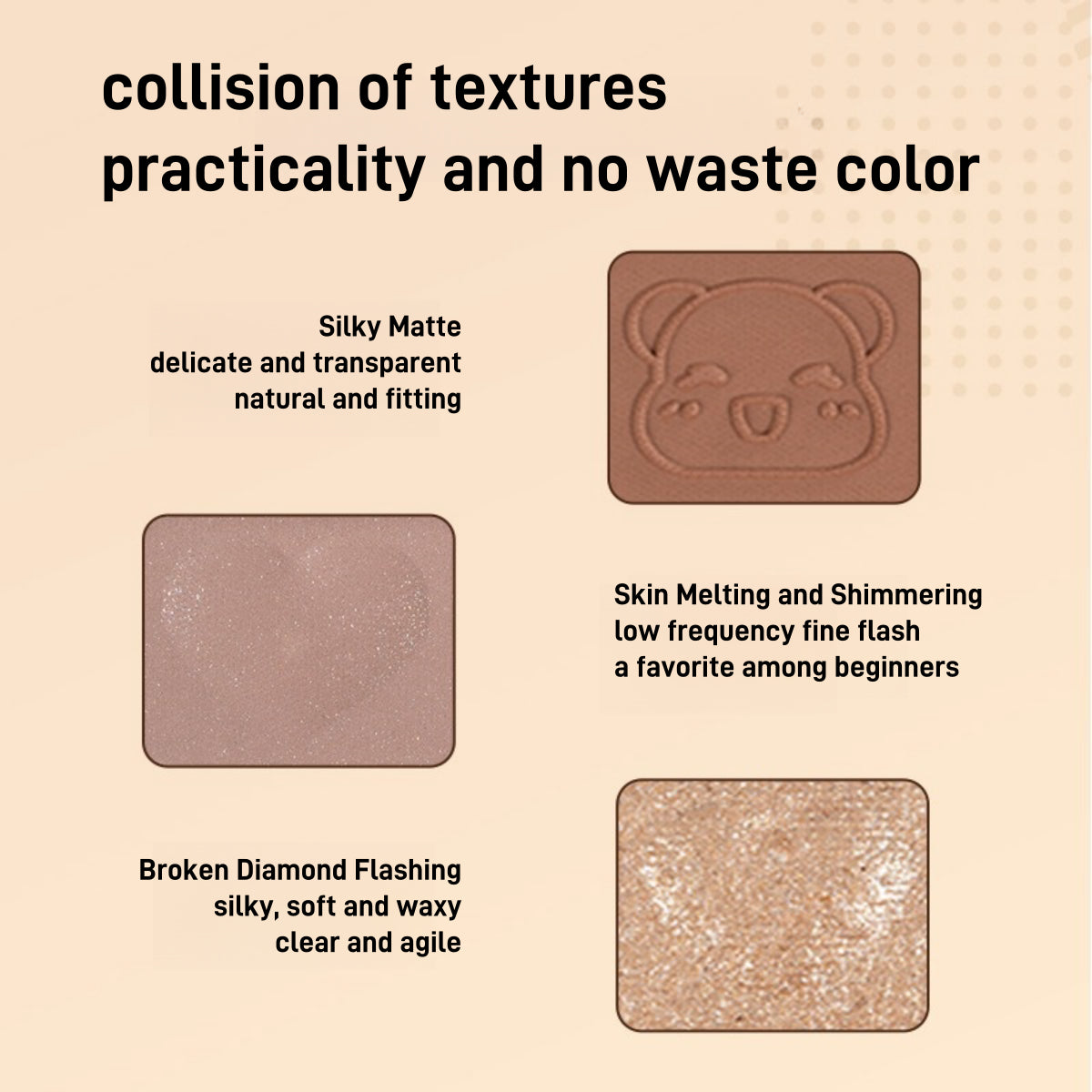 YIGUDIGU Candy Box Postcard 6 Colors Eyeshadow Palette 6.5g