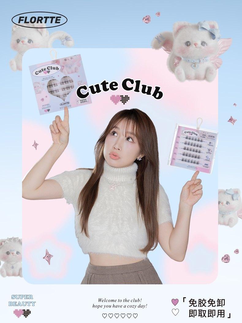 Flortte Super Beauty Glue Free False Eyelashes