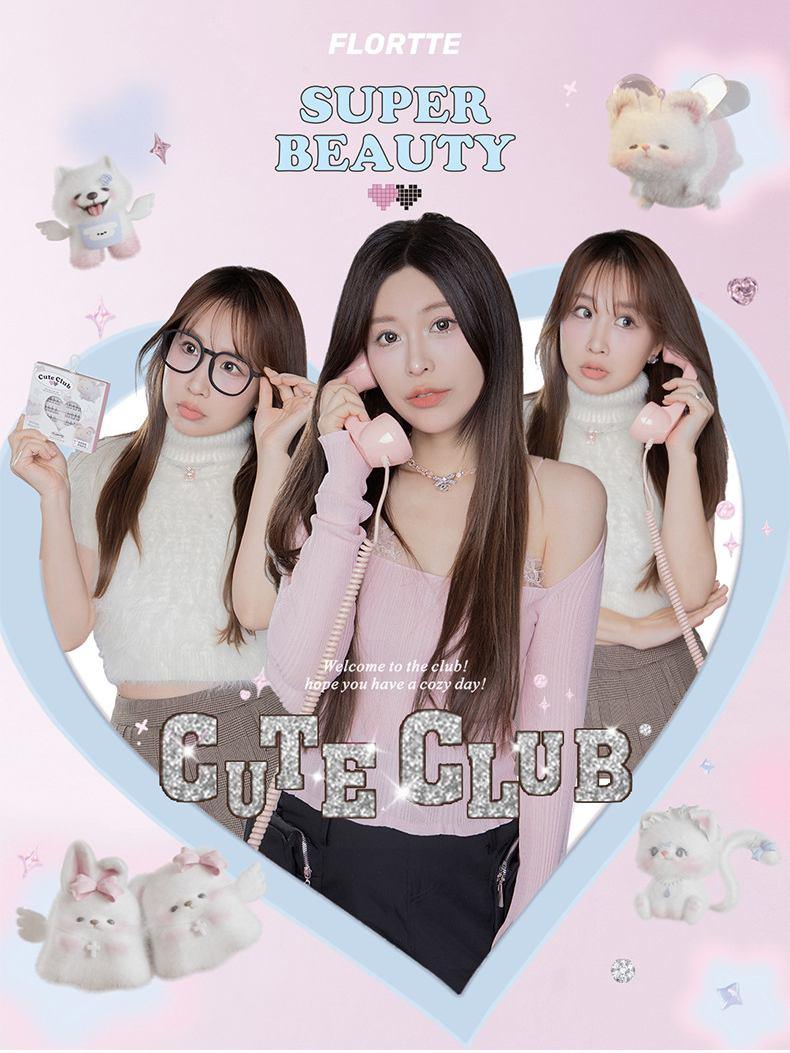 Flortte Super Beauty Glue Free False Eyelashes