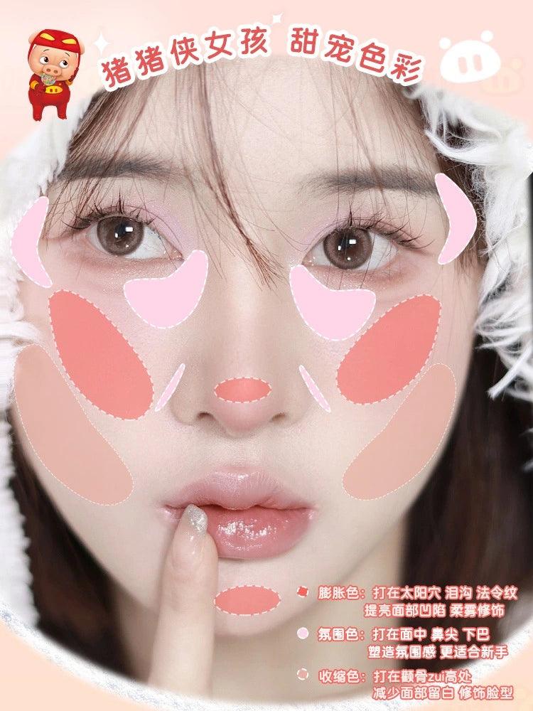 JILL LEEN GGBOND 9 Colors Blush Palette 12g