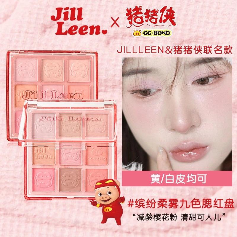 JILL LEEN GGBOND 9 Colors Blush Palette 12g