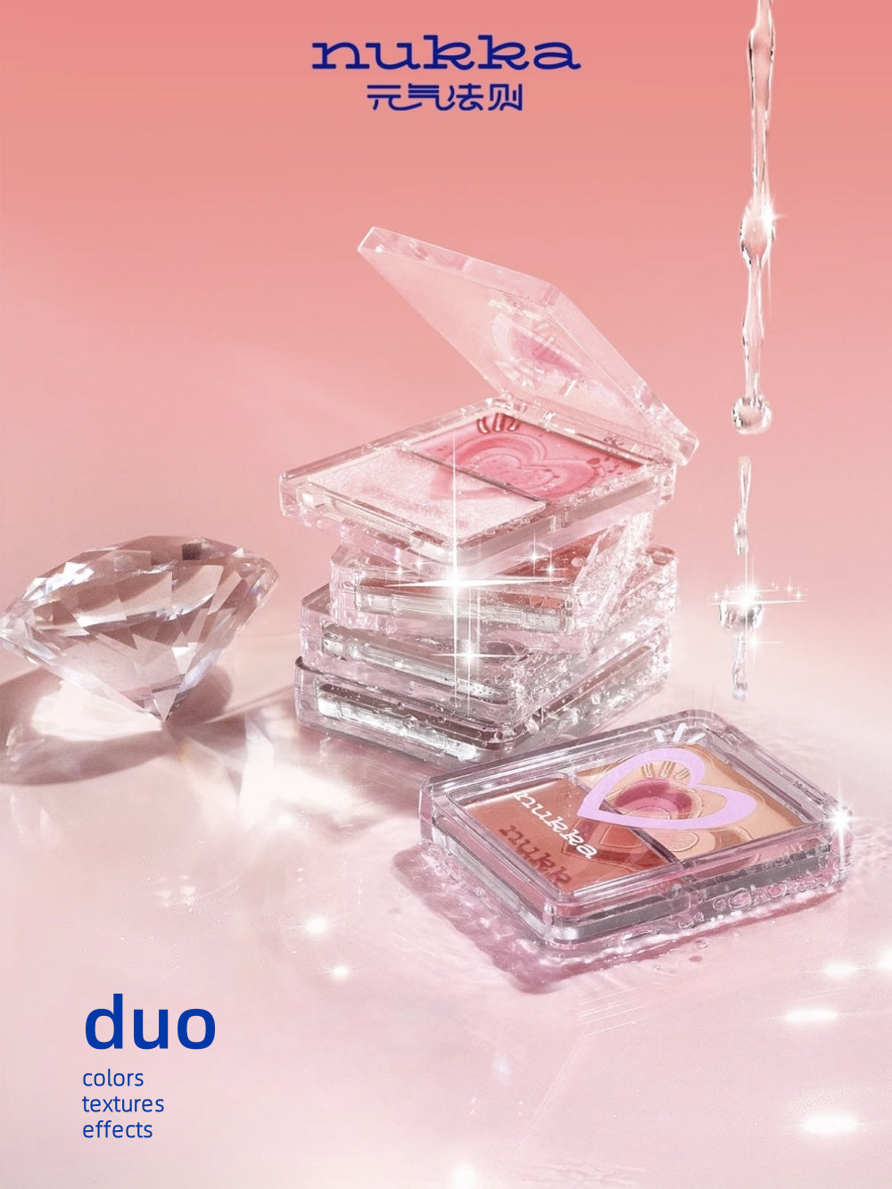 nukka Dewy Glow Blush Palette 5g