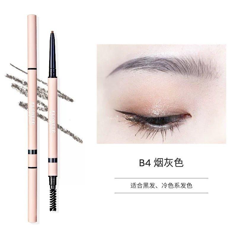 Flortte Dual Ends Eyebrow Pencil for Beginners B1-B5 0.3g