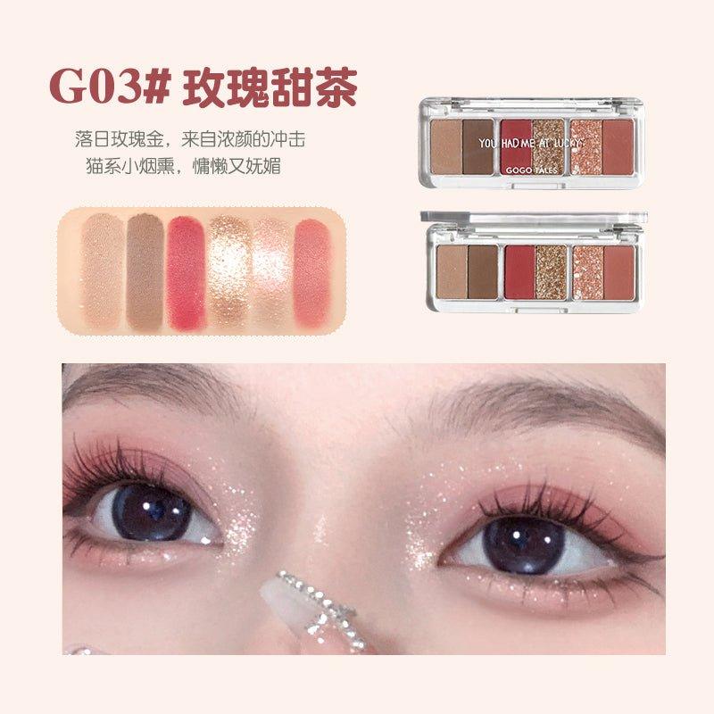 GOGO TALES 6 Colors Eye Shadow 6.6g