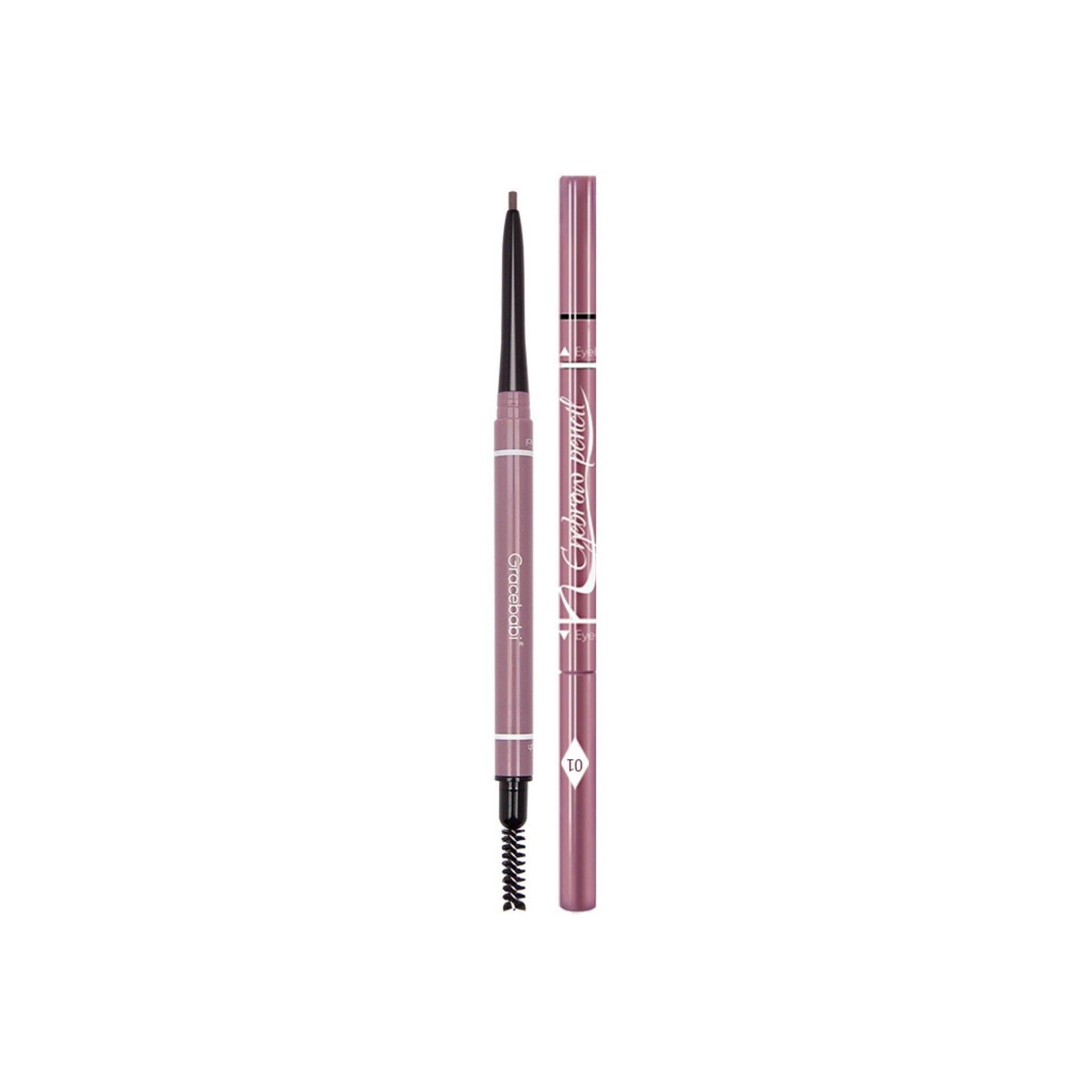 Gracebabi Eyebrow Pencil N Eyebrow Brush GB002 - Chic Decent