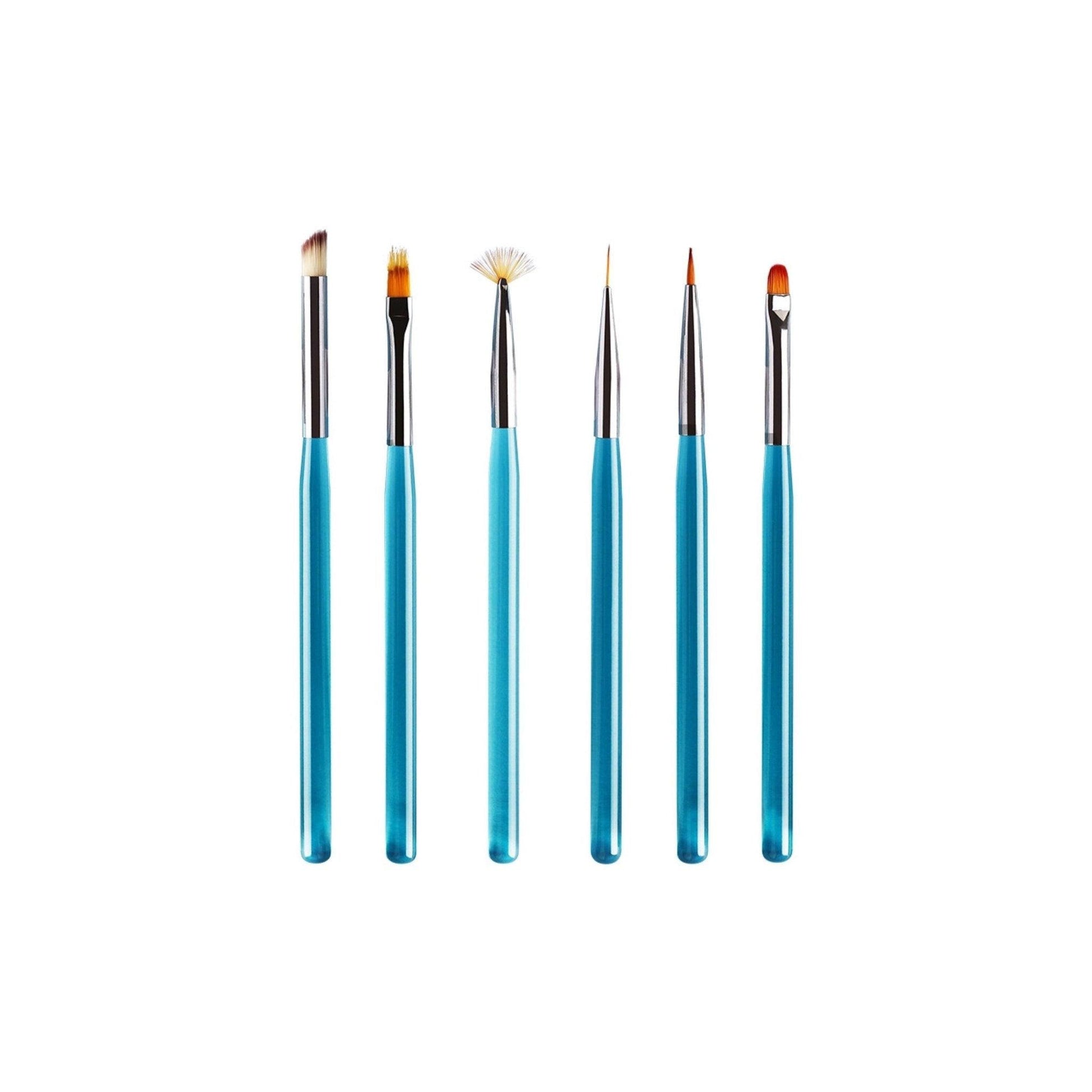 Nail Art Brush Set 6 In YSN018 - Chic Decent