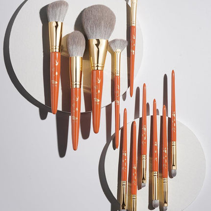 Rownyeon Happy Meeting You Portable Makeup Brush 11-in-Set RY006 - Chic Decent