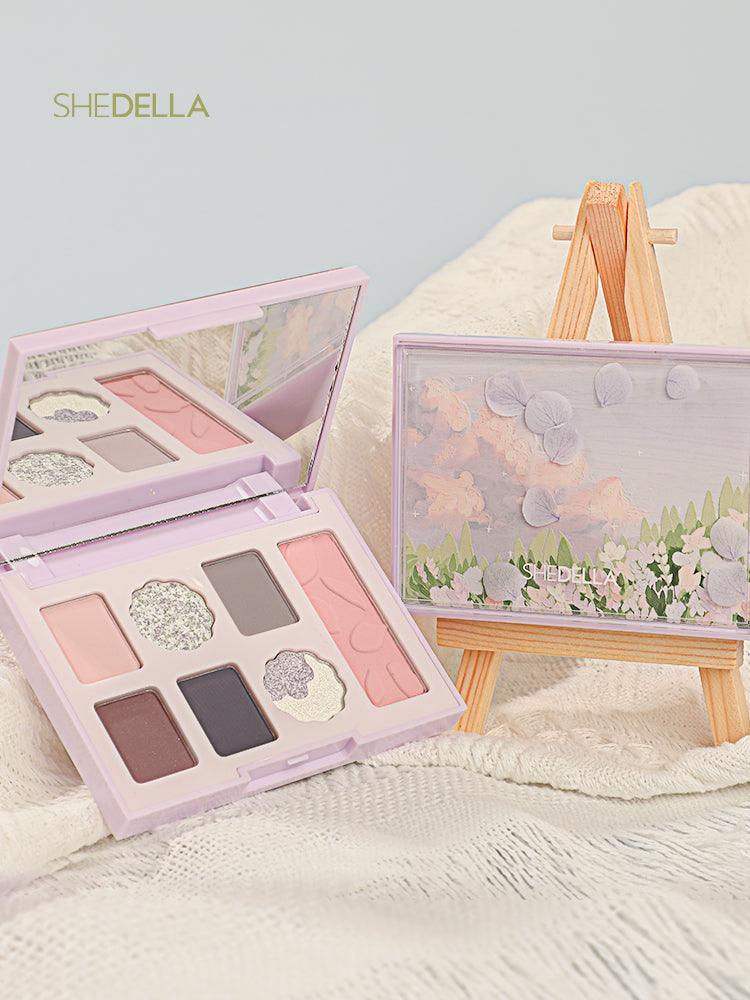 Shedella Seven Colors Floral Eyeshadow Palette SDL06 - Chic Decent