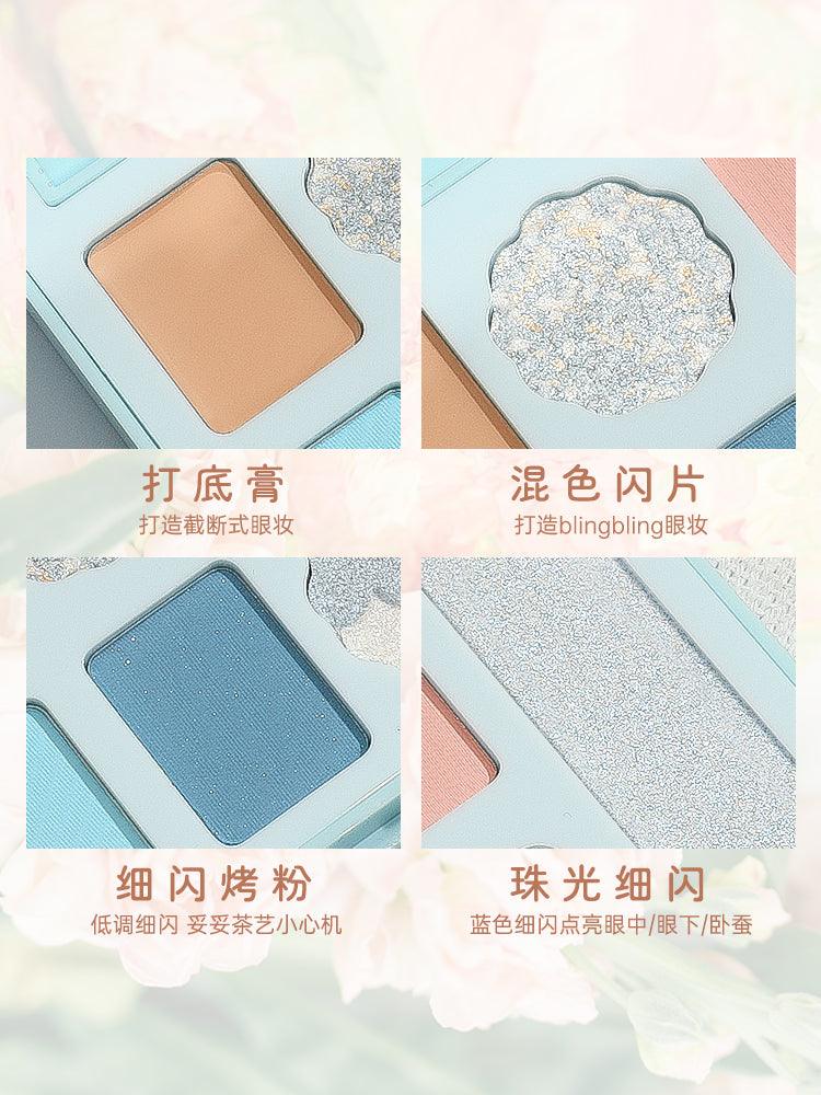 Shedella Seven Colors Floral Eyeshadow Palette SDL06 - Chic Decent